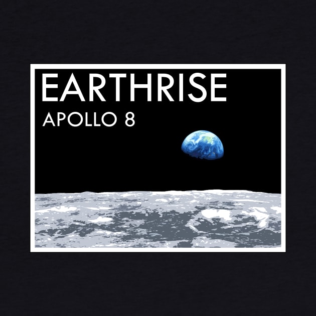 Earthrise Apollo 8 Vintage Ad by IORS